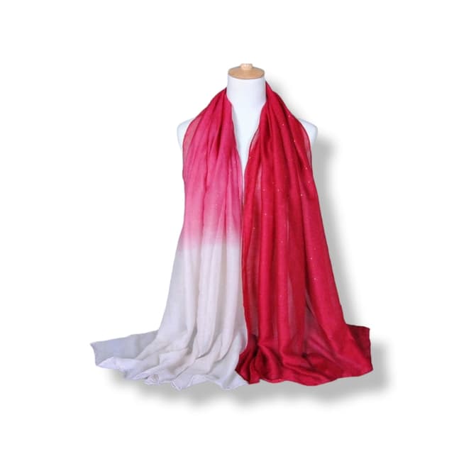 Ombre - Red White