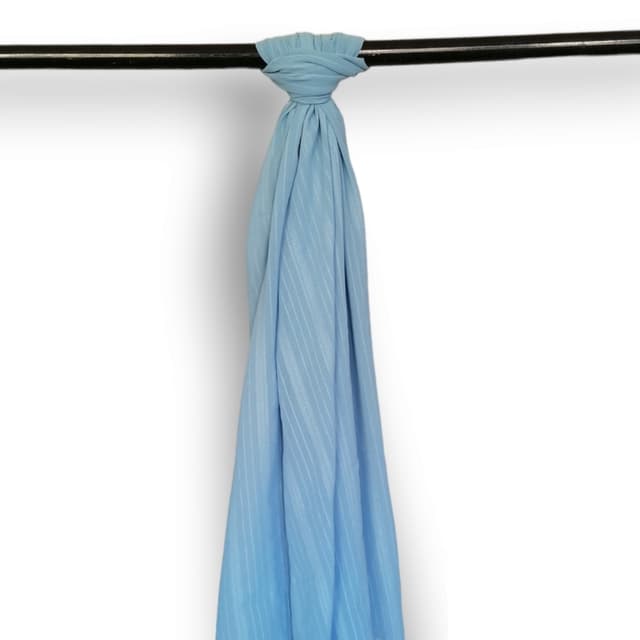 Georgette Self Lining - Blue