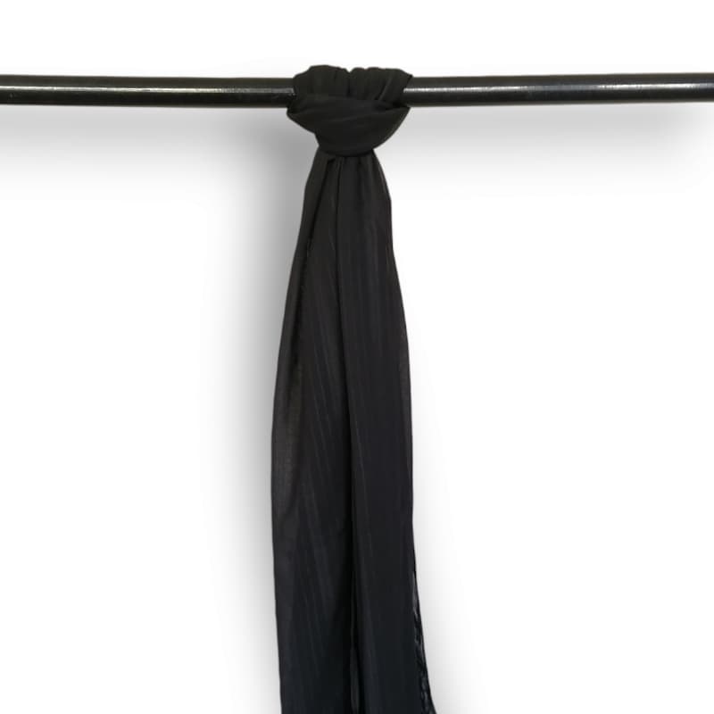 Georgette Self Lining - Black