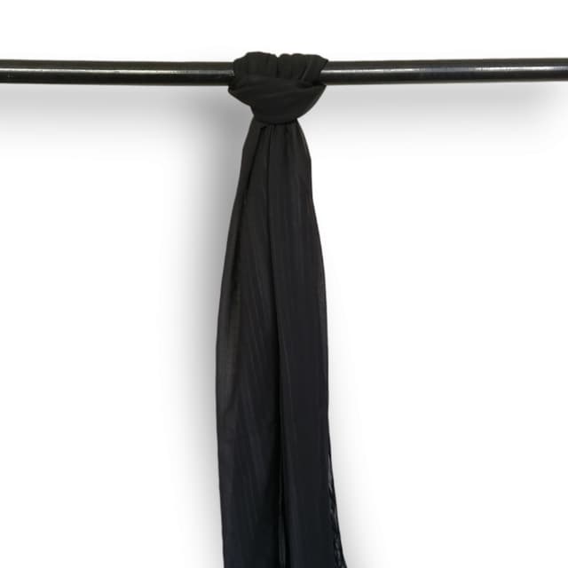 Georgette Self Lining - Black