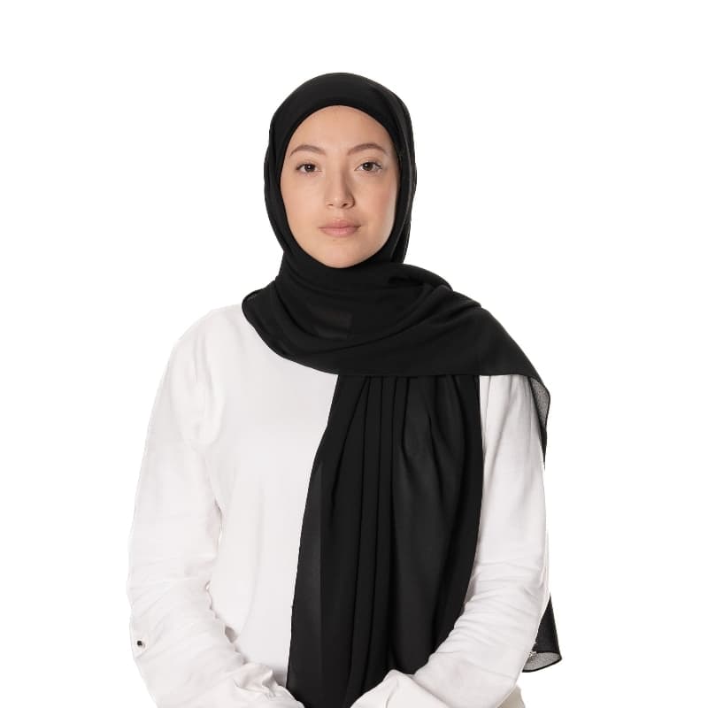Georgette Chiffon - Black