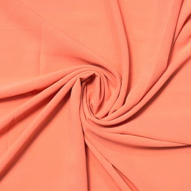 Georgette Chiffon - Neon Peach
